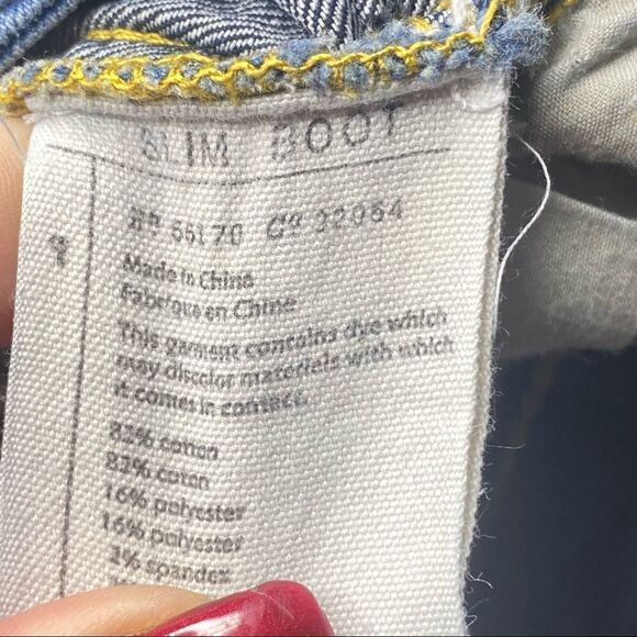 Pilcro and Letterpress | Skinny Bootcut Denim Jeans - Picture 5 of 7